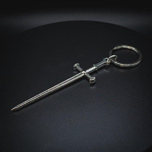 Medieval sword keyring 